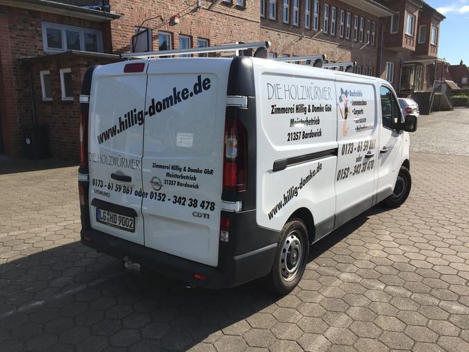 Kastenwagen mit vollflächiger Gestaltung