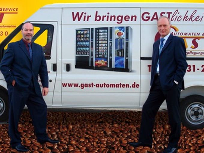 Drucksache mit farbigem Layout