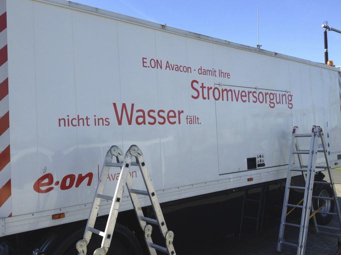 LKW eines Energieversorgers
