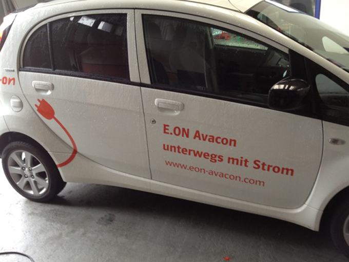 Elektrofahrzeug eines Energieversorgers