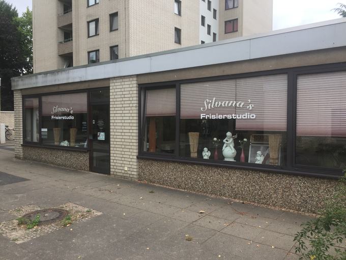 Beschriftetes Schaufenster