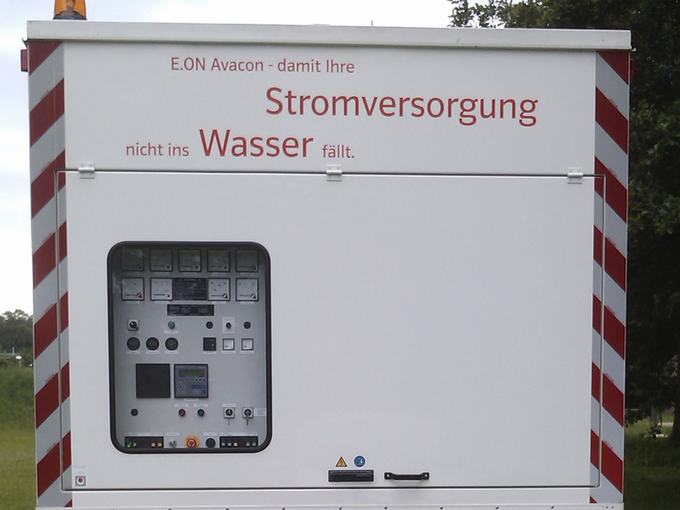 Aggregatanhänger eines Energieversorgers