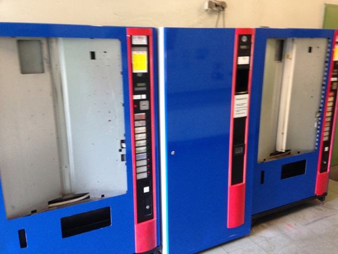 Folierte Getränkeautomaten